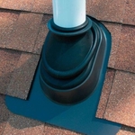 Installation of a new pipe boot with a 30-year warranty