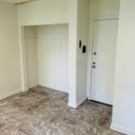 Brand new door, cleaning, tile installation