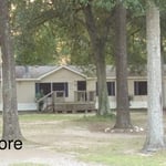 Deck on mobile home
