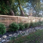 Rustic fence project