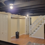 Basement remodeling.