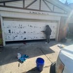 Painting Garage Door
