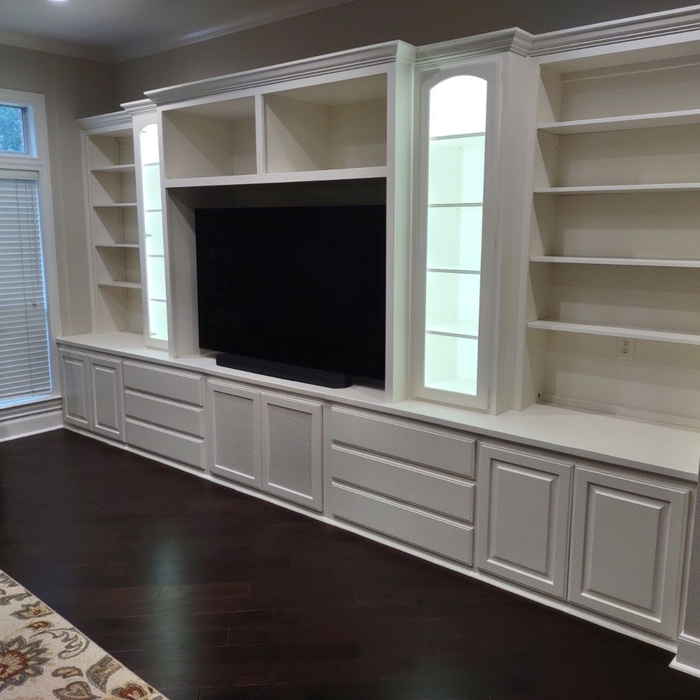 White Entertainment Center