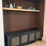 Cerused Oak Entertainment Center