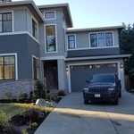 Finished result! Gorgeous look from the driveway.