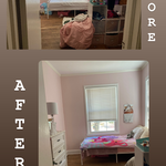 Bedroom Before and After Picture