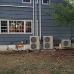Ductless mini split installation