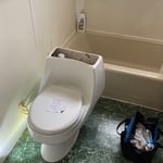 Old toilet and position