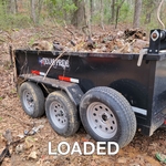 Bout to haul it away.