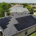 House From Dallas With Freedom Solar Panels