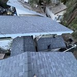 New Roof with Low Slope Garage