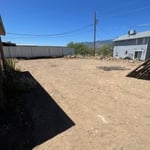 Backyard level and extension.