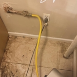 Here's a before-and-after picture of the area behind the oven. Our specialty lies in deep cleaning, making this a valuable recurring service. Given the challenge of accessing this area, our expertise ensures thorough cleaning, providing the assistance you need.