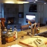 Looking through what used to be a wall, after opening up the room.