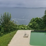 I'm sure I have a better pic of our grass somewhere- never took shots right after a trim.... I miss this view!