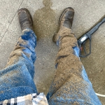 Aftermath of cleaning the cracks