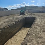 In ground greenhouse dig
