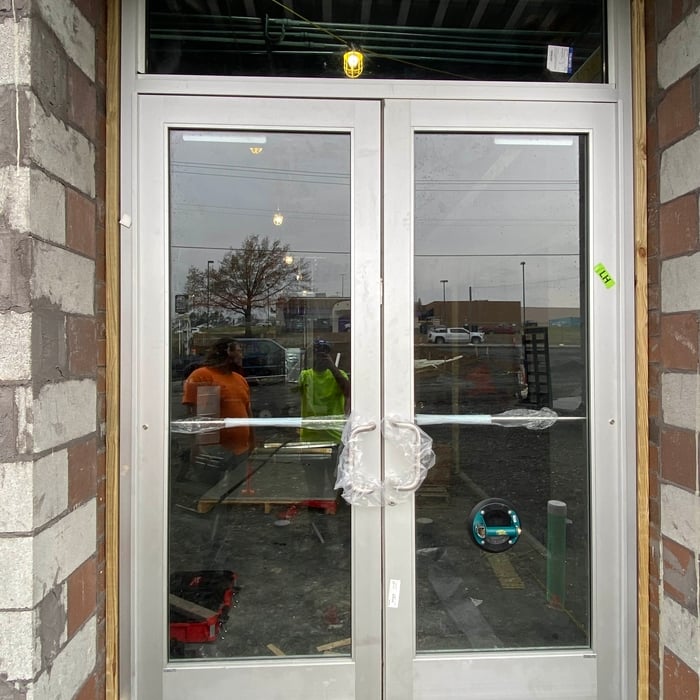 Commercial doors