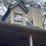 Siding rot at chimney and dormers