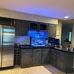 Kitchen cabinets re finished