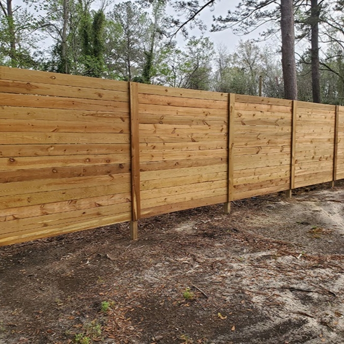 Install Horizontal 6ft Cedar Privacy