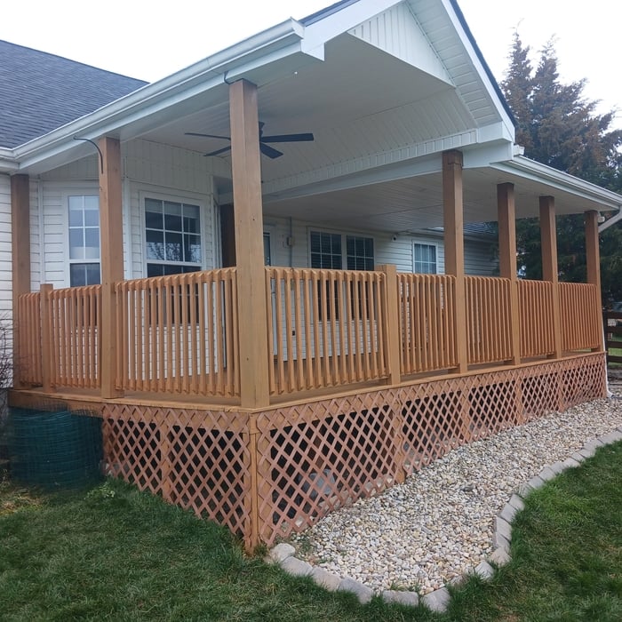 Deck Staining Project