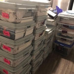 Unloading and in home stacking
