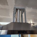 Vent hood mount/duct Install