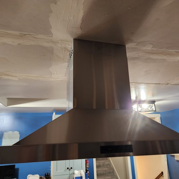 Vent hood shroud modification/install