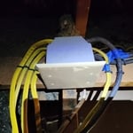 Wire re-route/junction box install