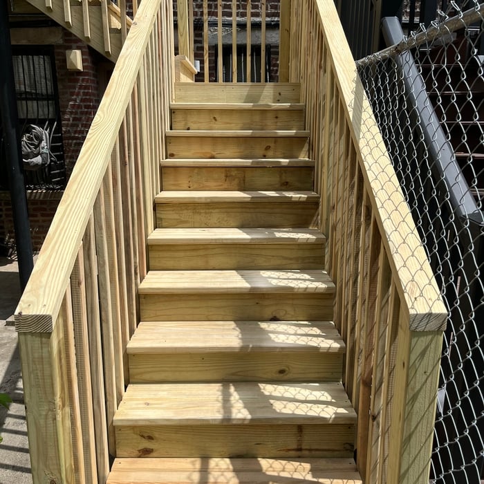 Exterior stairs