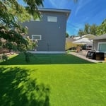 Turf in ‘Cascade Natural’ from Cascade Greens installed by Valentino Homes