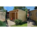 100 sqft. shed build.