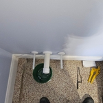Laundry tub sink install. P-traps ,Valve's, baskets strainer and faucet.
