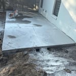 Removed concrete