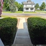 New sidewalk