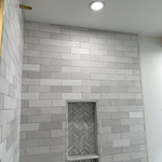 Plumbing Project bathroom remodel, Tile, Denolition