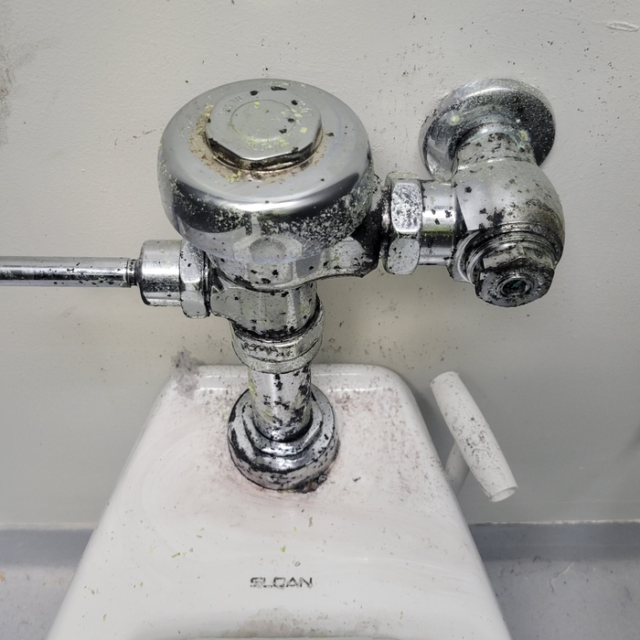 Commercial building cleaning before pictures