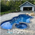 New fiberglass pool, includes SPA and pavers deck