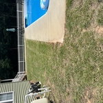 Large lot and pool area