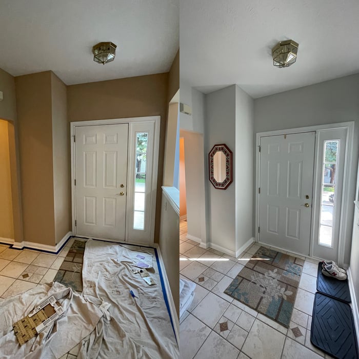 Interior: Living, dinning, kitchen and Hall/Foyer