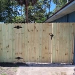 Tear down and replacement of a return with a gate.