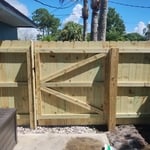Tear down and replacement of a return with a gate.