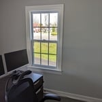 Single hung window installed