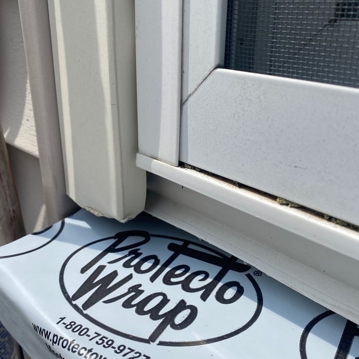 Widow sill replaced