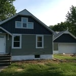 Front with garage