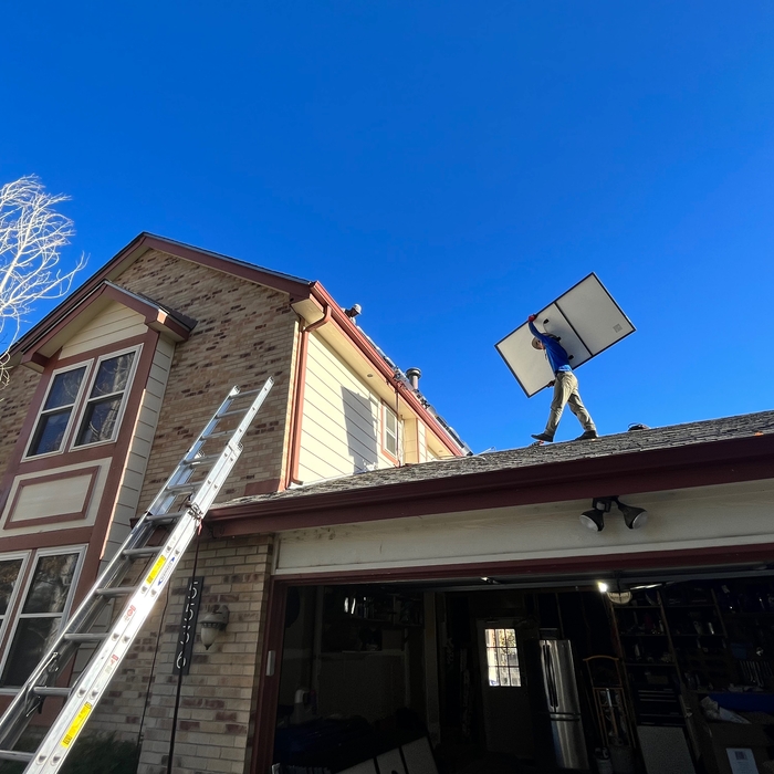 Panels going up!