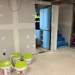 Basement mud job