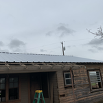 Metal Fabrication on old ranch house