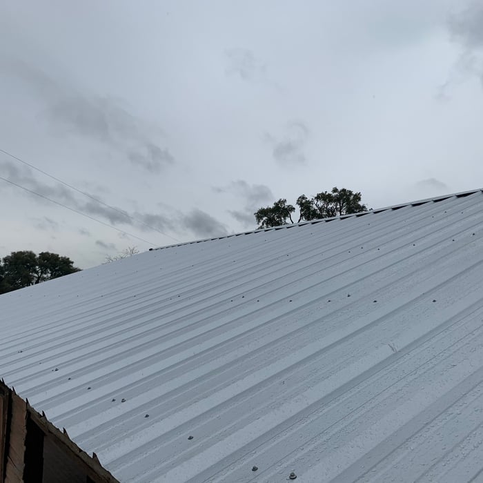 Metal Fabrication on old ranch house